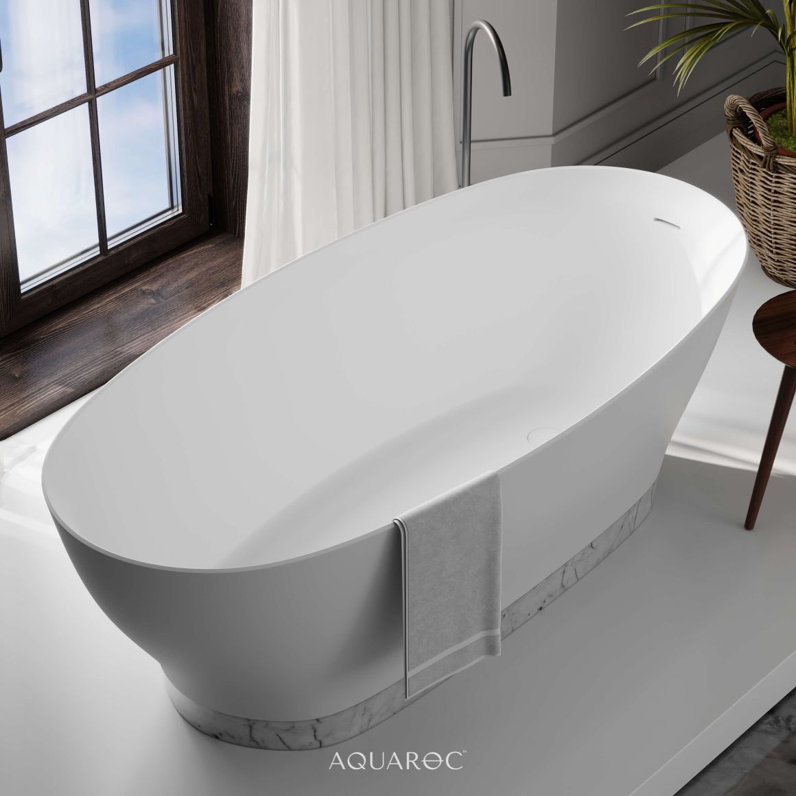 Stone Resin Baths Aquaroc
