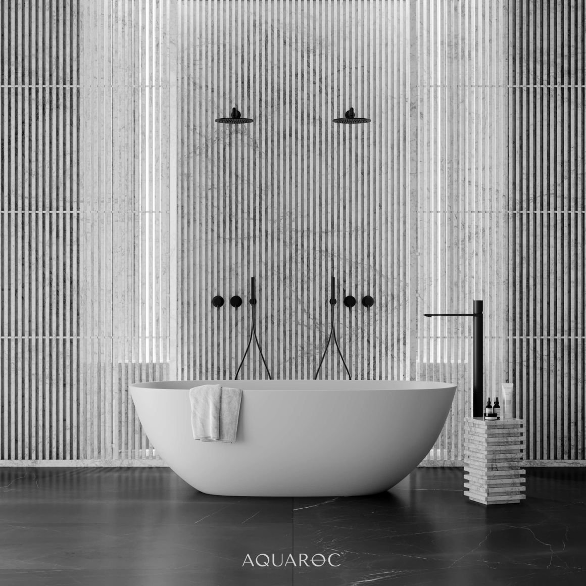 Stone Baths Luxury Freestanding Baths by Aquaroc