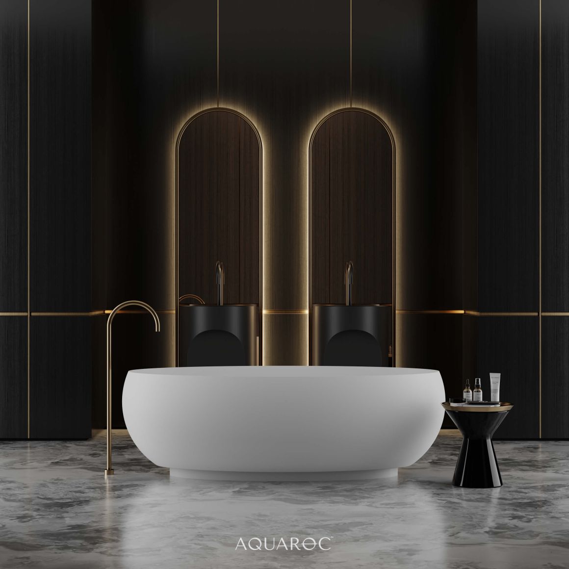 Stone Resin Baths Aquaroc