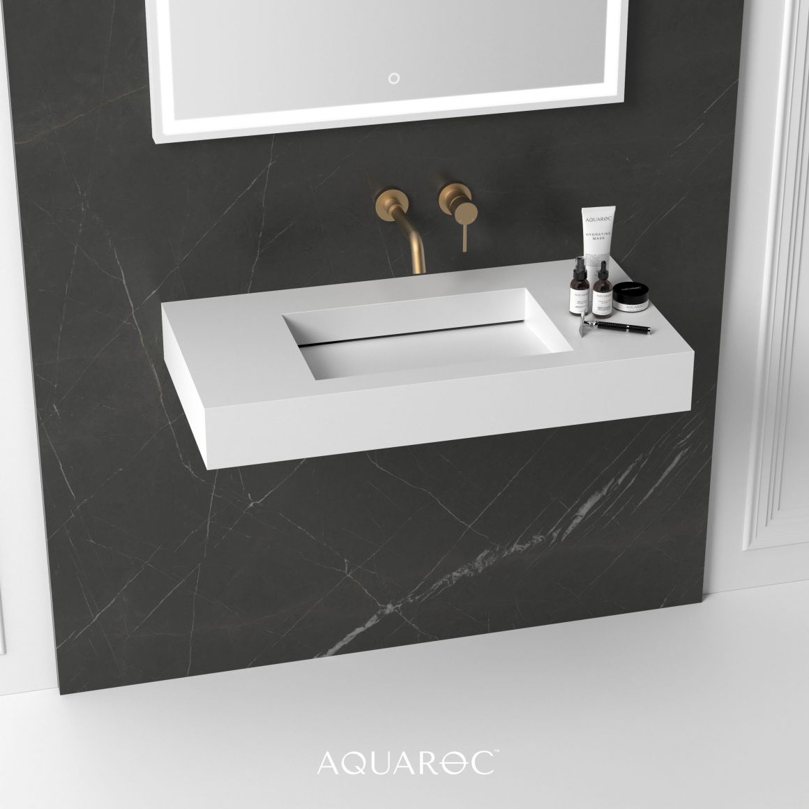 Stone Basins Luxury Stone Resin Basins by Aquaroc