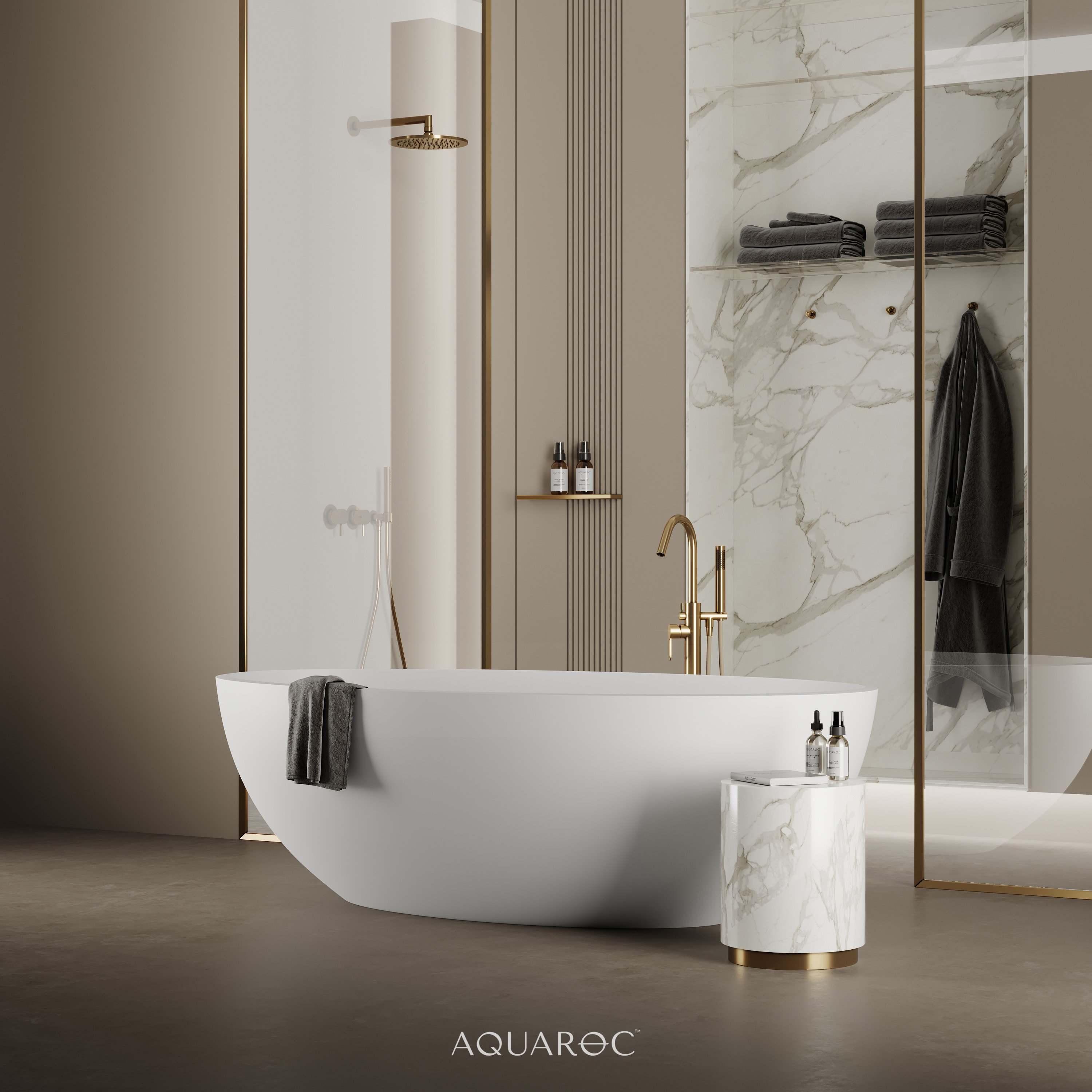 stone resin freestanding baths