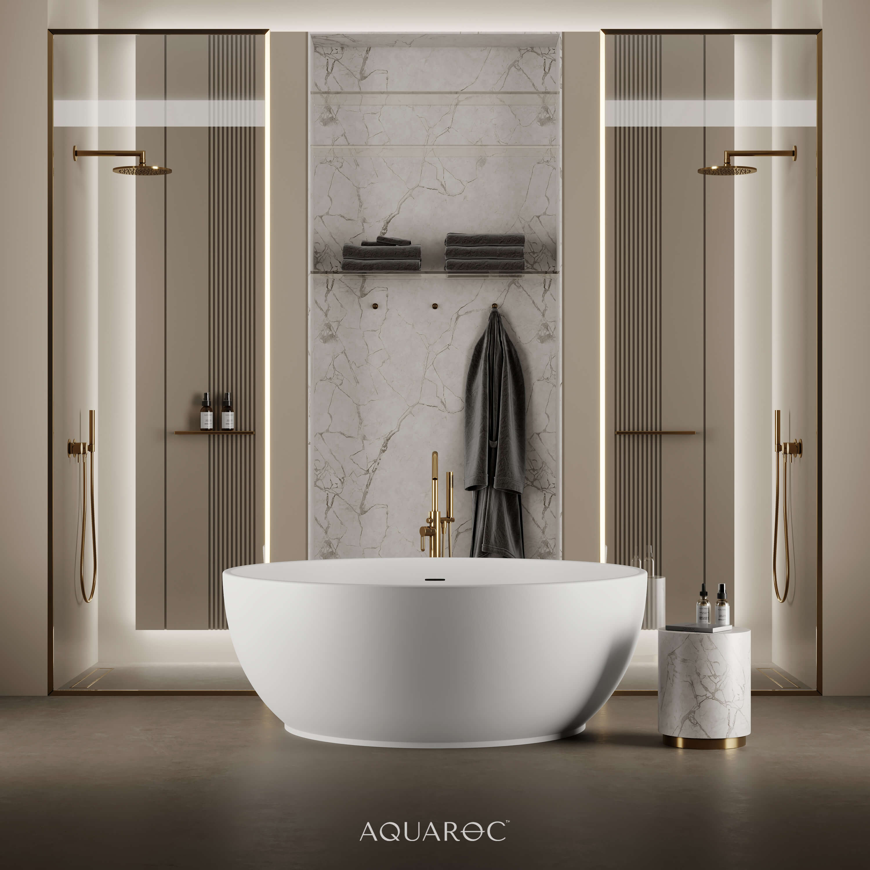 stone resin freestanding baths